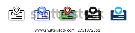 Follow Up Email Icon Collection With Multiple Styles