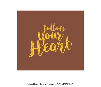 follow heart alphabet typography font text image vector icon 2
