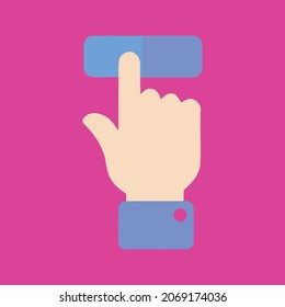 Follow icon, vector and glyph