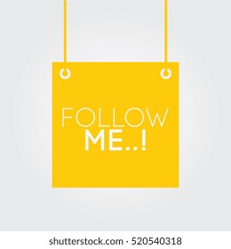 follow me