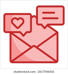 Follow Up Message Icon Element For Design