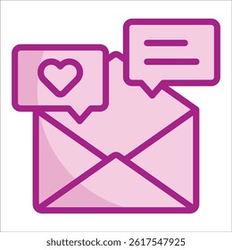 Follow Up Message Icon Element For Design