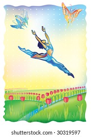 I follow the sun (ballet dancer)