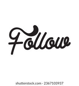 follow text on white background.