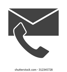 Follow Up, Contact, Newsletter Icon Vector Image. Can Also Be Used For Business, Finance, Technology, Economics And Accounting. Suitable For Web Apps, Mobile Apps And Print Media.