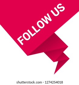 follow us sign - speech bubble, tag sign,banner