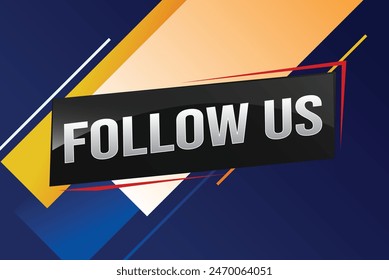 Seguir texto de la palabra de ee.uu. concepto icono logo signo símbolo Vector nota memo 3d mejor estilo de gran venta para el uso página de inicio, Plantilla, nota, Web, App móvil, póster, Anuncio, flyer, hablar, Tarjeta de regalo, Cupón

