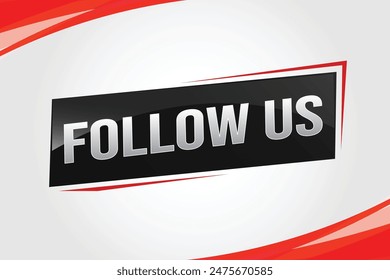 Seguir texto de la palabra de ee.uu. concepto icono logo signo símbolo Vector nota memo 3d mejor estilo de gran venta para el uso página de inicio, Plantilla, nota, Web, App móvil, póster, Anuncio, flyer, hablar, Tarjeta de regalo, Cupón

