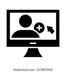 Follow Vector Glyph Icon For Personal And Commercial Use.
