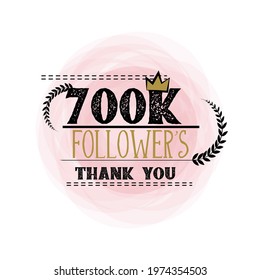 follower congratulation card with geometric