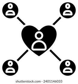 Ilustración del vector de línea de icono de compromiso de seguimiento
