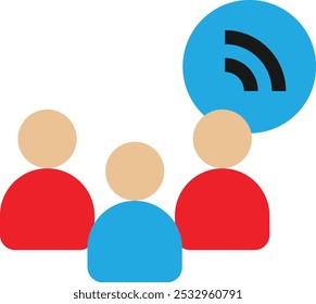 Follower Heart Symbol Icon Vector Flat Illustration