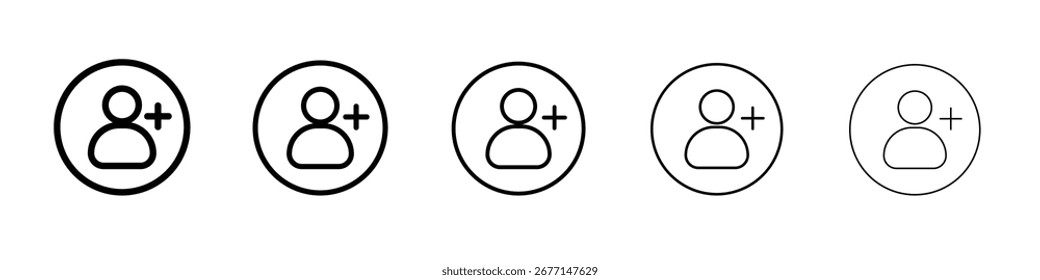 Follower icon black and white vector sign
