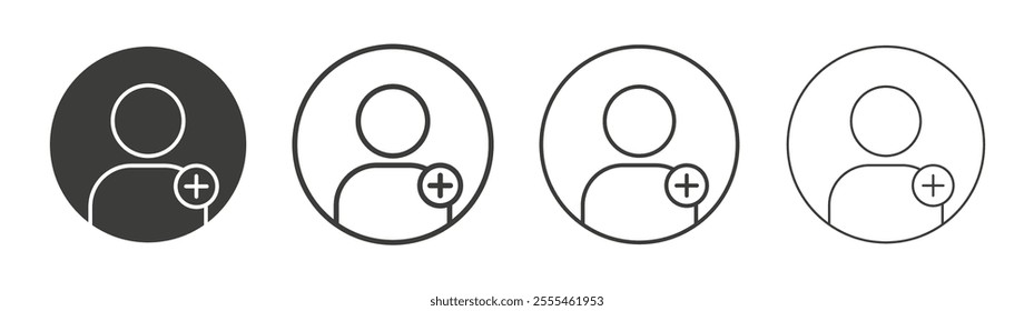 Follower icon pack. vector illustration