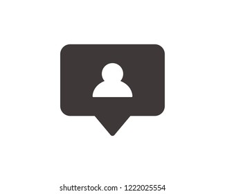 Follower, profile social media icon sign symbol