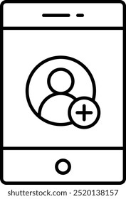 Línea de Vector de seguidores Iconos Diseño