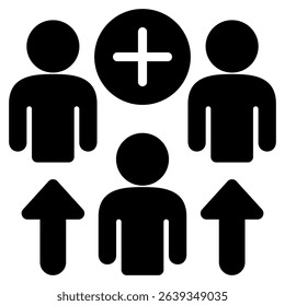 Followers Icon Element For Design