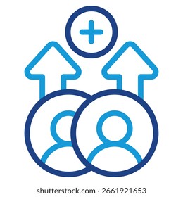 Followers Icon Element For Design
