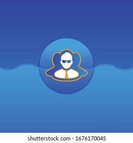 followers icon and logo vector