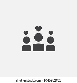 Followers icon. Simple element illustration. Followers symbol design from Social Media Marketing collection. Can be used in web and mobile.