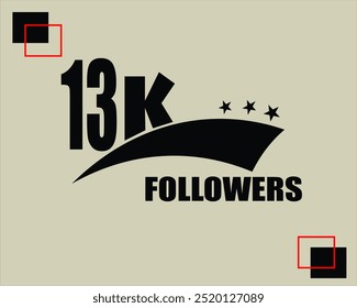 Followers Thank You for social media networks, the anniversary vector illustration with very Attractive Colorful Theme