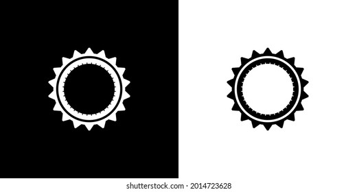the following is a gear vector image that can be used as a complement to tasks that have to do with machinery or automotive as well as companies.