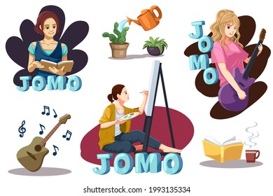 FOMO, or the fear of missing out, is a phenomenon that many people experience on a daily basis, it's recently been discovered that JOMO, or the joy of missing out, is becoming far more commonplace.