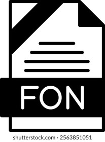 FON Solid Style Icon Design