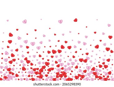 Vector Blanco De Fondo De Confetti Fond. Corazón de textura de luna de miel. Marco de arte violento. Ilustración De Forma De Confetti Rosa. Fondo de felicitación de oferta.