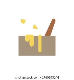 Fondue, cheese icon. Simple color vector elements of dairy product icons for ui and ux, website or mobile application