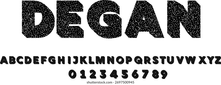 Fonte 3d DEGAN uniq authen