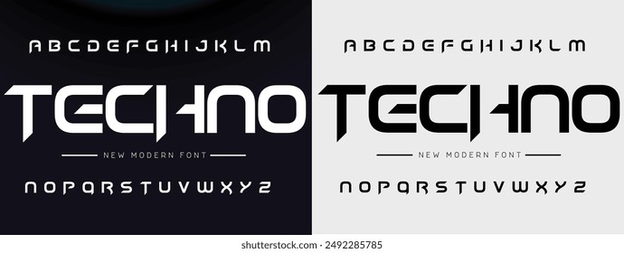 Font alphabet creative modern with black dots, letters A, B, C, D, E, F, G, H, I, J, K, L, M, N, O, P, Q, R, S, T, U, V, W, X, Y, Z and numerals 0, 1, 2, 3, 4, 5, 6, 7, 8, 9, vector illustration 10EPS