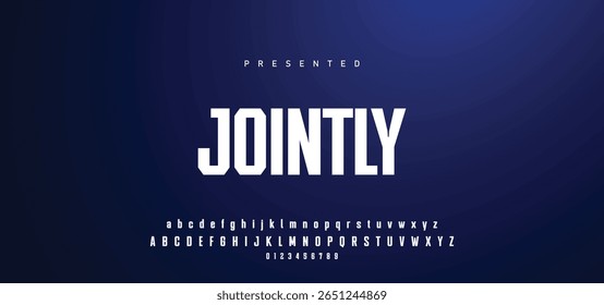 Alfabeto de fonte moderno criativo com pontos pretos, letras A, B, C, D, E, F, G, H, I, J, K, L, M, N, O, P, Q, R, S, T, V, W, X, Y, Z e algarismos 0, 1, 2, 3, 4, 5, 6, 7, 8, 9, ilustração vetorial 10EPS