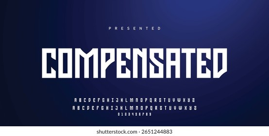 Alfabeto de fonte moderno criativo com pontos pretos, letras A, B, C, D, E, F, G, H, I, J, K, L, M, N, O, P, Q, R, S, T, V, W, X, Y, Z e algarismos 0, 1, 2, 3, 4, 5, 6, 7, 8, 9, ilustração vetorial 10EPS