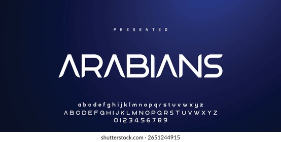 Alfabeto de fonte moderno criativo com pontos pretos, letras A, B, C, D, E, F, G, H, I, J, K, L, M, N, O, P, Q, R, S, T, V, W, X, Y, Z e algarismos 0, 1, 2, 3, 4, 5, 6, 7, 8, 9, ilustração vetorial 10EPS