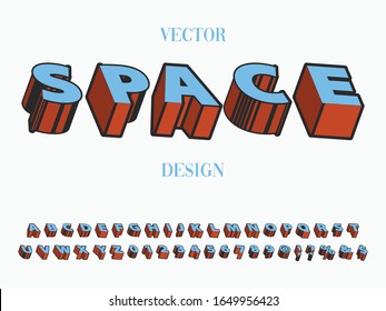 font alphabet creative font and numbers design concept. vector illustraion Vector of colorful stylized Vector of colorful stylized 
