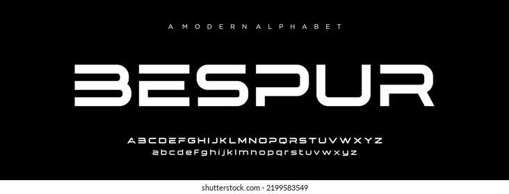 
font alphabet. Minimal modern urban fonts for logo, brand etc. Typography typeface uppercase lowercase and number. vector illustration