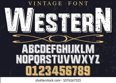 Font Alphabet Script Typeface Handcrafted Handwritten Stock Vector ...