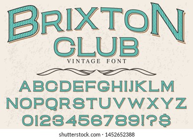 Font alphabet Script Typeface handcrafted handwritten vector label design old style.Shadow Effect.vintage Hand Drawn.Retro Typography.Vector Illustration.
