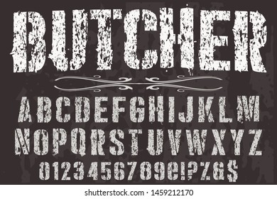 Font alphabet Script Typeface handcrafted handwritten vector label design old style.Shadow Effect.vintage Hand Drawn.Retro Typography.Vector Illustration.
