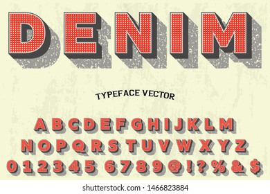 Font alphabet Script Typeface handcrafted handwritten vector label design old style.Shadow Effect.vintage Hand Drawn.Retro Typography.Vector Illustration.
