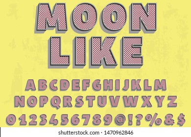 Font alphabet Script Typeface handcrafted handwritten vector label design old style.Shadow Effect.vintage Hand Drawn.Retro Typography.Vector Illustration.
