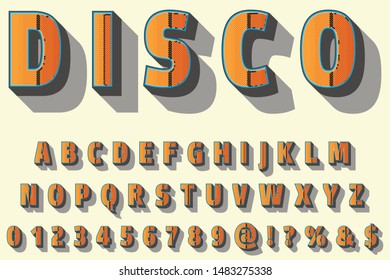 Font alphabet Script Typeface handcrafted handwritten vector label design old style.Shadow Effect.vintage Hand Drawn.Retro Typography.Vector Illustration.
