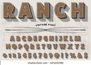 Font alphabet Script Typeface handcrafted handwritten vector label design old style.Shadow Effect.vintage Hand Drawn.Retro Typography.Vector Illustration.