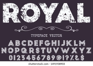 Font alphabet Script Typeface handcrafted handwritten vector label design old style.Shadow Effect.vintage Hand Drawn.Retro Typography.Vector Illustration.
