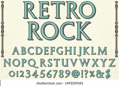 Font alphabet Script Typeface handcrafted handwritten vector label design old style.Shadow Effect.vintage Hand Drawn.Retro Typography.Vector Illustration.
