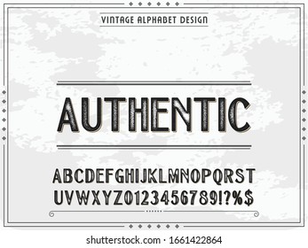 Font alphabet Script Typeface handcrafted handwritten vector label design old style. vintage Hand Drawn.Retro Typography.Vector Illustration.name authentic