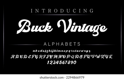 Tipo de letra. Alfabeto. Script. Typeface. Tipo de letra Label.Vintage. Para etiquetas y diseños de tipos diferentes