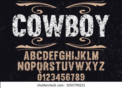 2,094 Cowboy font Images, Stock Photos & Vectors | Shutterstock