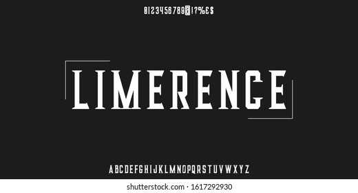 font alphabte elegant font classic  typeface vector  and minimal abstract design new style  vector